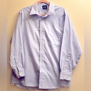Eagle men’s light blue dress shirt, stretch collar, size 16 1/2 32/33